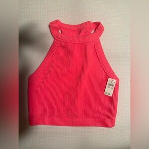 NWT Aerie Ribbed High Neck Tank